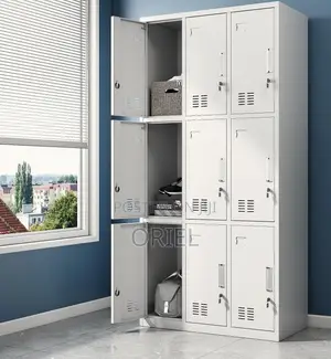 Modern Office Cabinet : Office Storage 9-Door Steel Cabinet