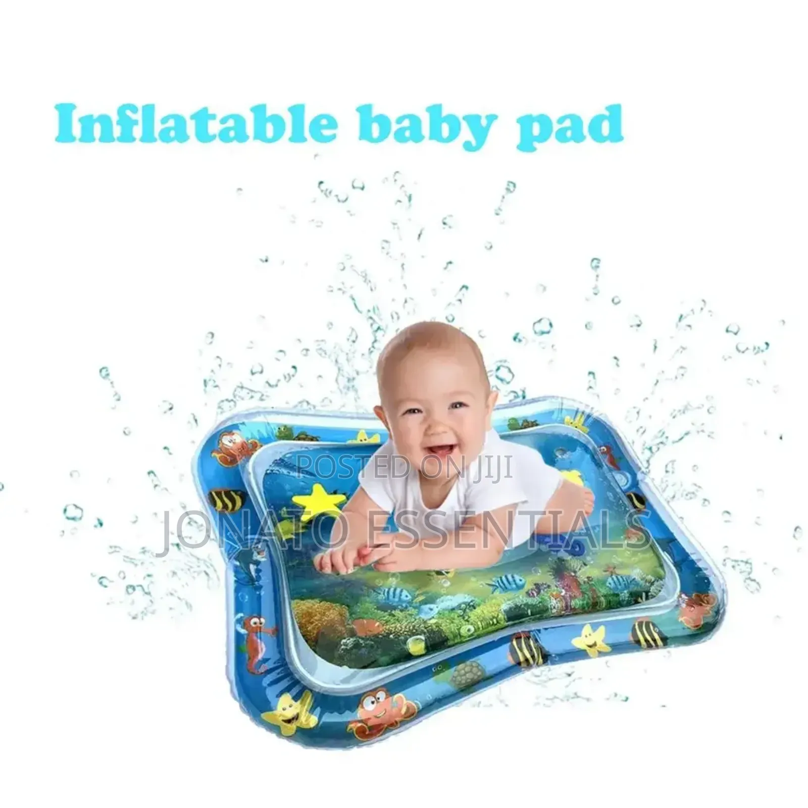 Inflatable Baby Water Mat for Tummy Time Sensory Play