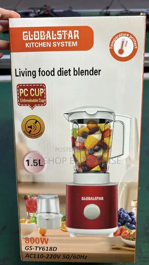 Globalstar 2-in-1 Blender Grinder – Powerful Multi-Function.