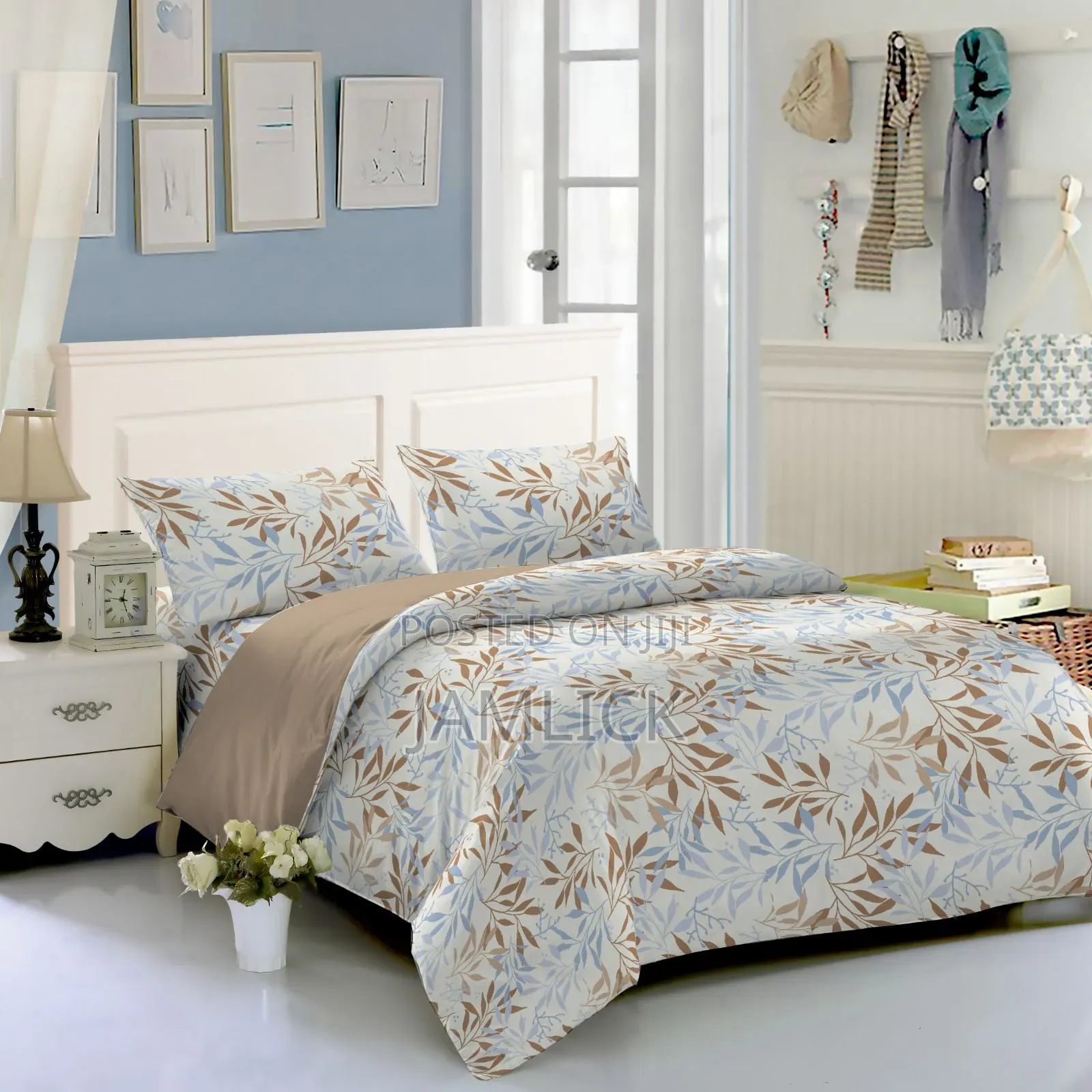 6pcs Pure Cotton Double-Sided Duvet Cover Set - Tr