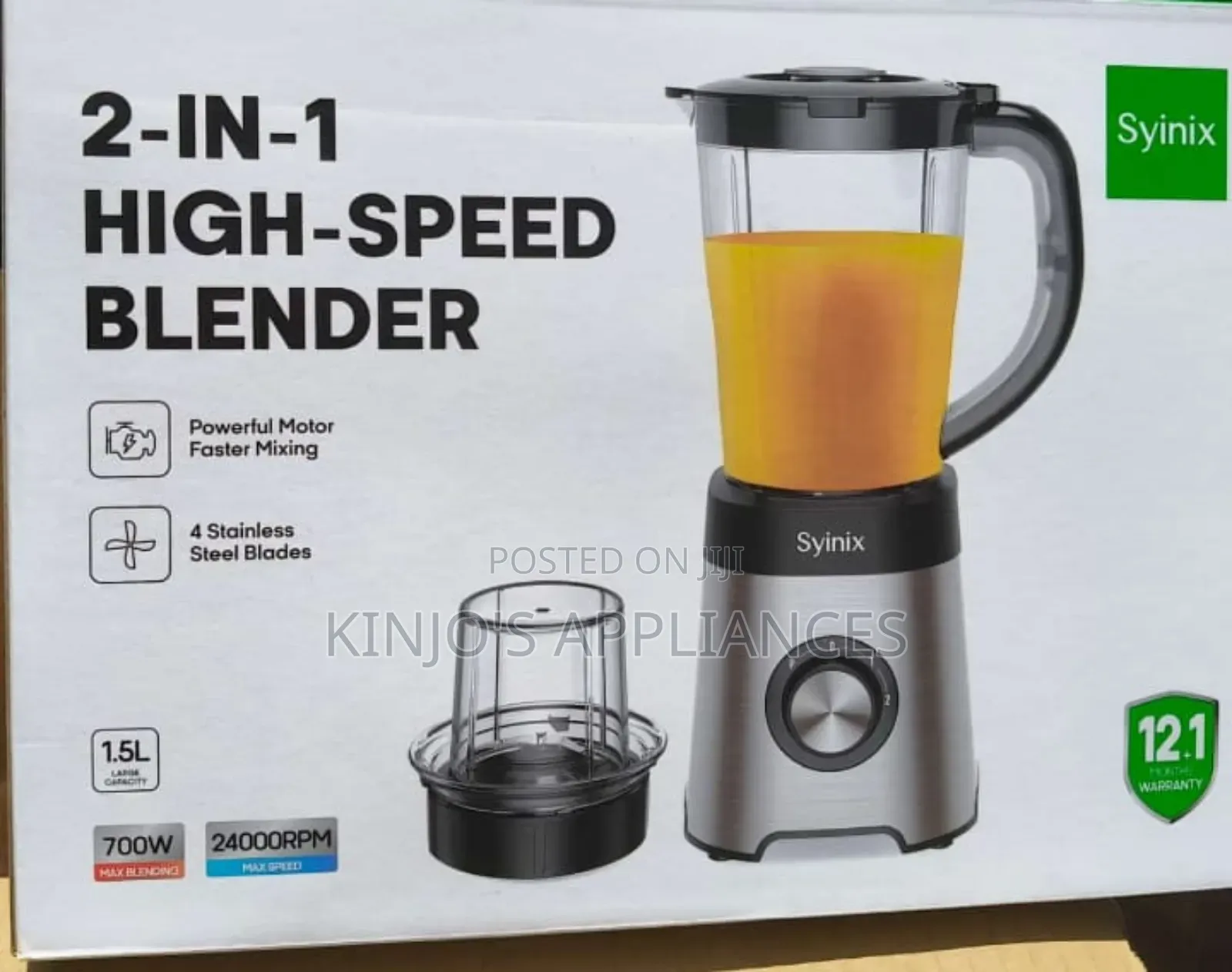 Syinix 2in1 Blender