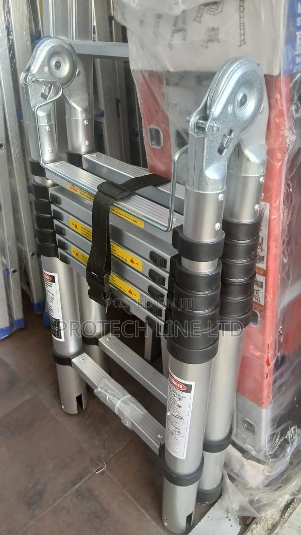 Double Telescopic Aluminum Ladder 1.9m×1.9m - main view