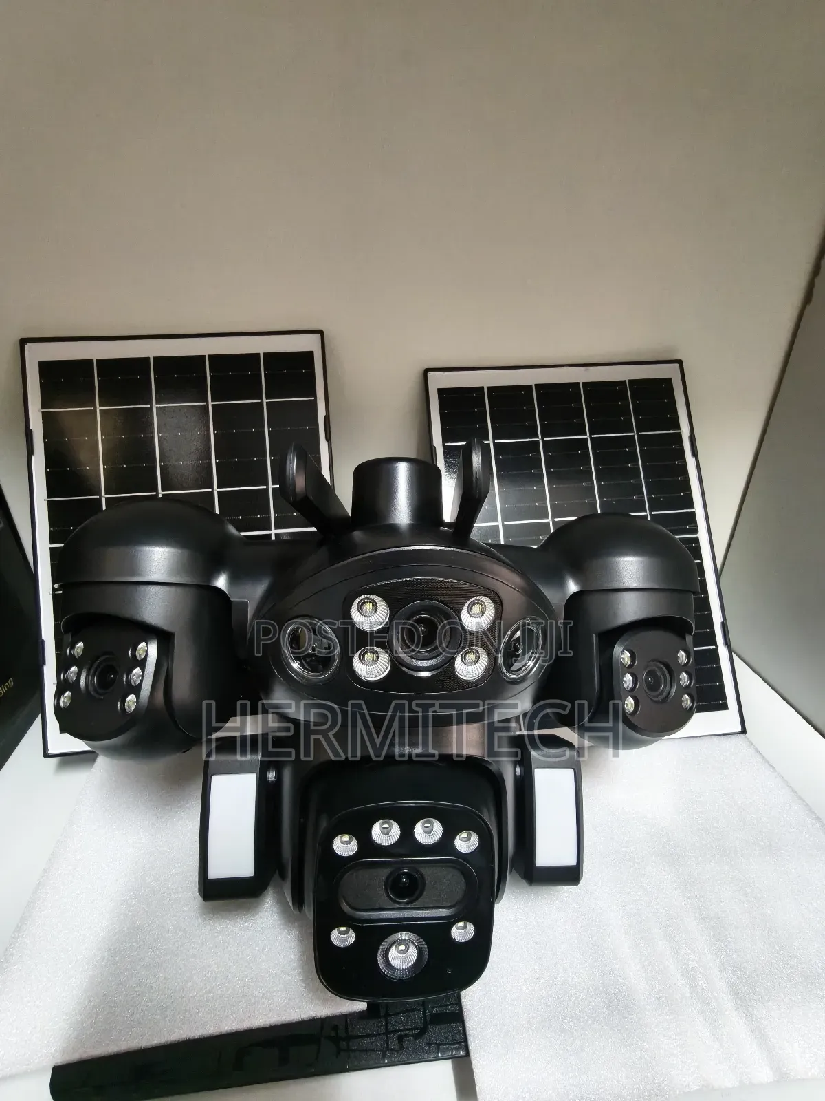 Specialised Wide Range Coverage Quad Lens CCTV 4g Solar Powered PTZ