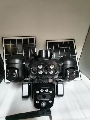 Specialised Wide Range Coverage Quad Lens CCTV 4g Solar Powered PTZ