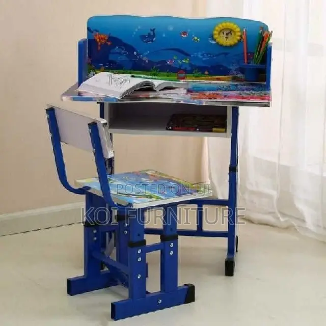 Home Tables; Ergonomic Top Stylish Home Kindergarten Kids Desk Chair