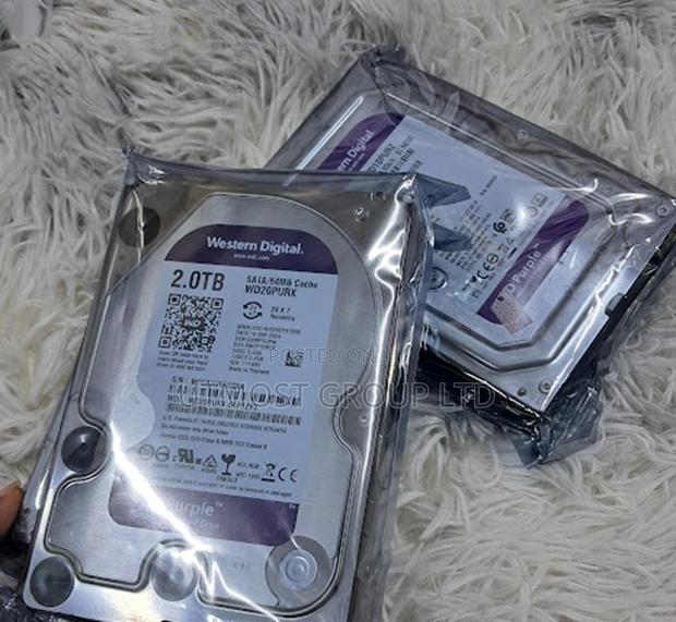 Wd 2tb Hard Drive for DVR NVR Security Systems - main view