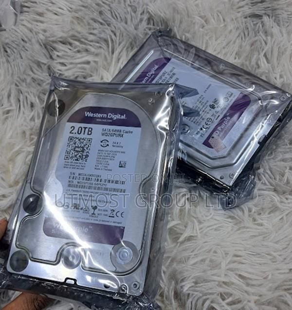Reliable Wd 2tb Surveillance Disk for CCTV Systems
