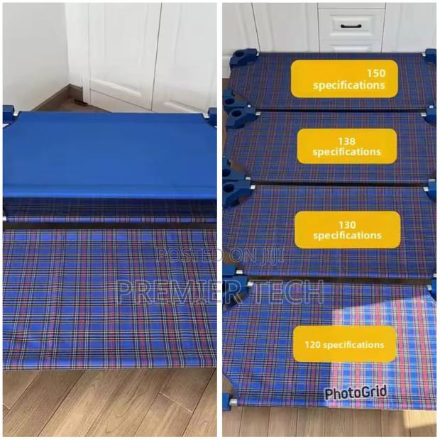 Stackable Kindergarten Special Plastic Canvas Bed - main view