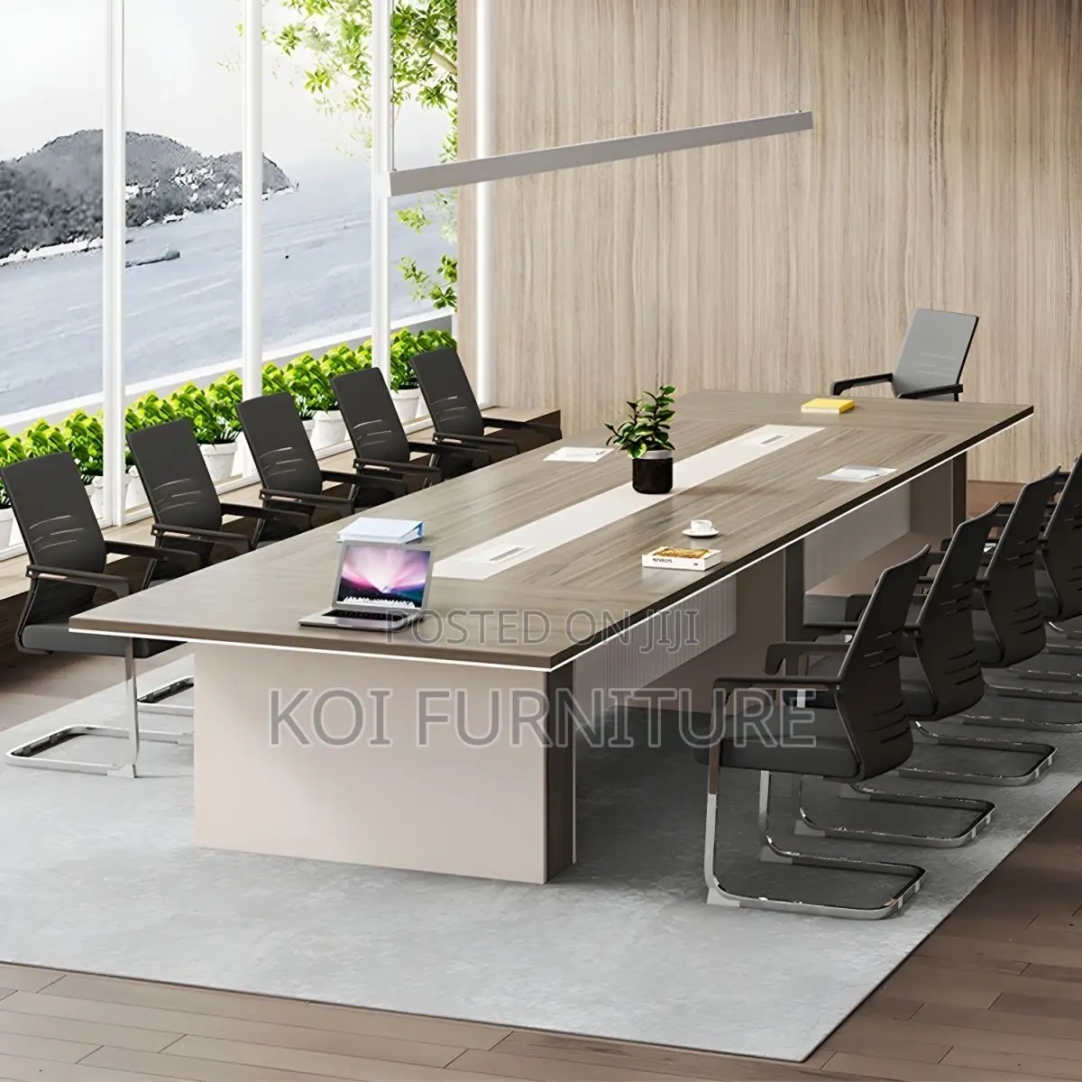 Boardroom Table; 300cm Executive Spacious Boardroom Table