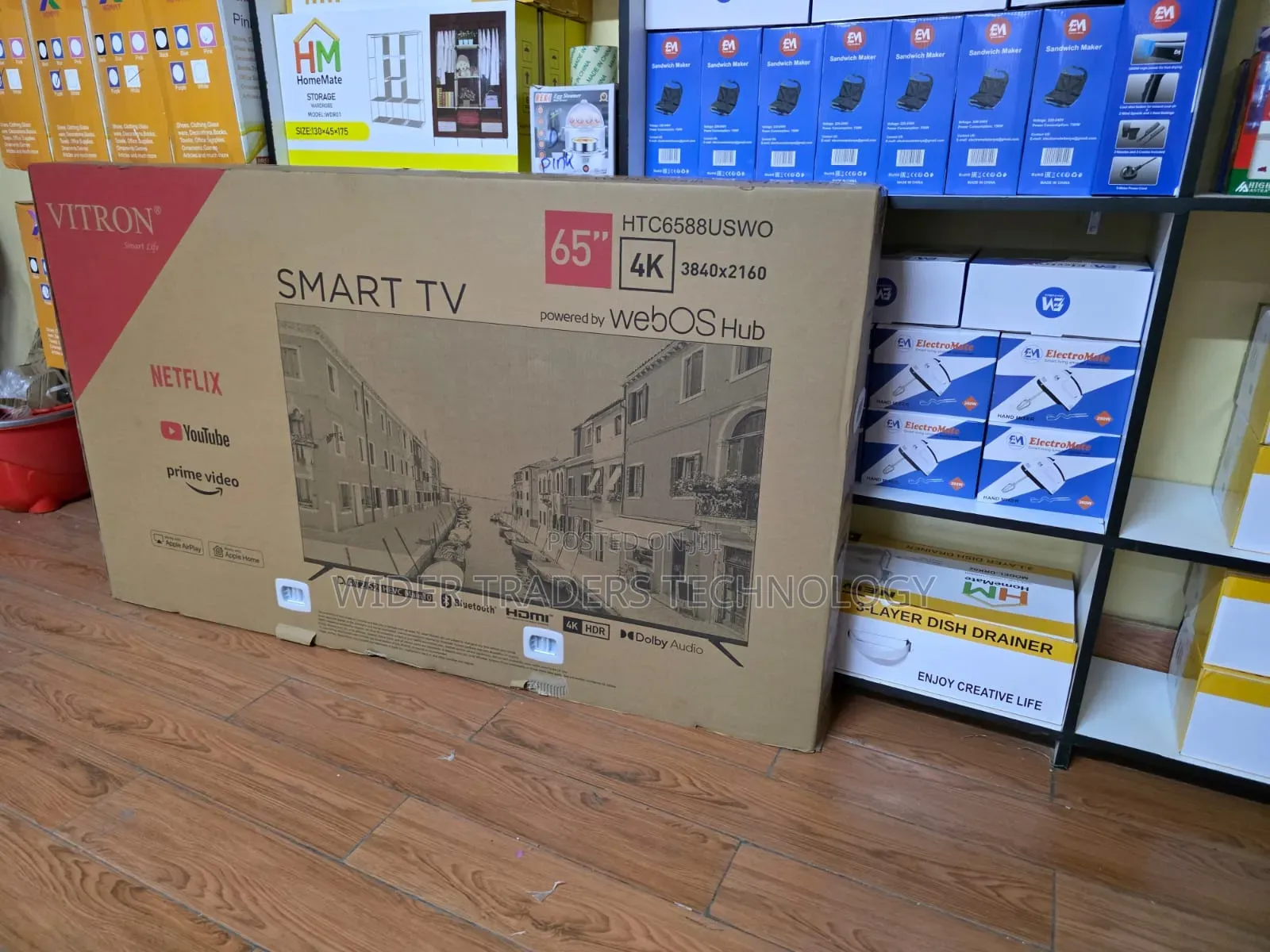 Vitron 65-Inch Smart Tv (Model Htc6588uswo) Powered by Webos Hub
