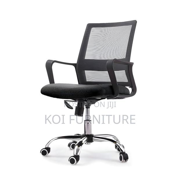 Office Chairs; Ergonomic Design Mesh Executive Fabric Chair - thumbnail 2