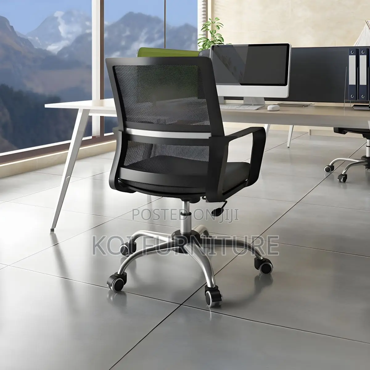 Office Chairs; Ergonomic Design Mesh Executive Fabric Chair