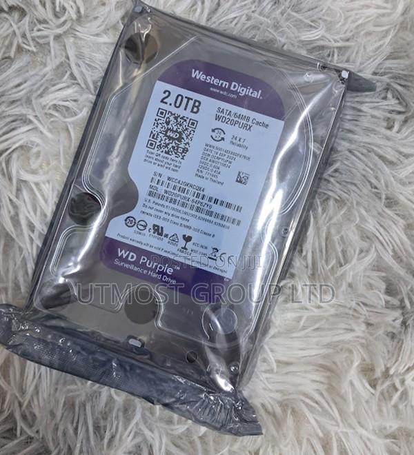 Wd Purple 2tb Hard Disk for DVR NVR CCTV Systems