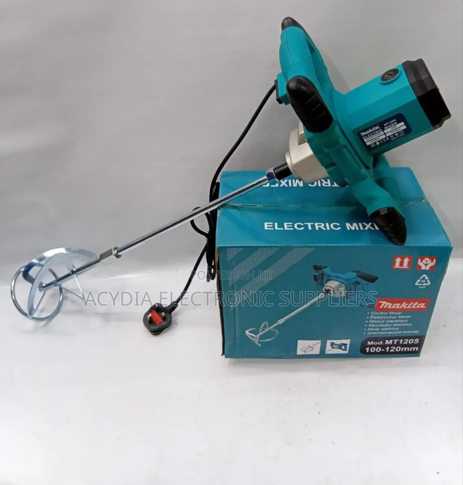 Makita Electric Handheld Mixer – Model Mt1205 (100–120 Mm)