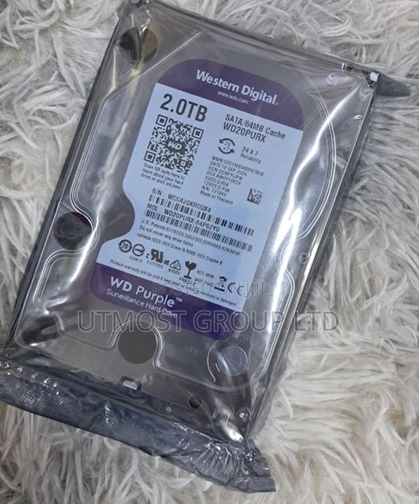 Wd 2tb Surveillance Hard Disk for CCTV 24 Hour Recording - main view