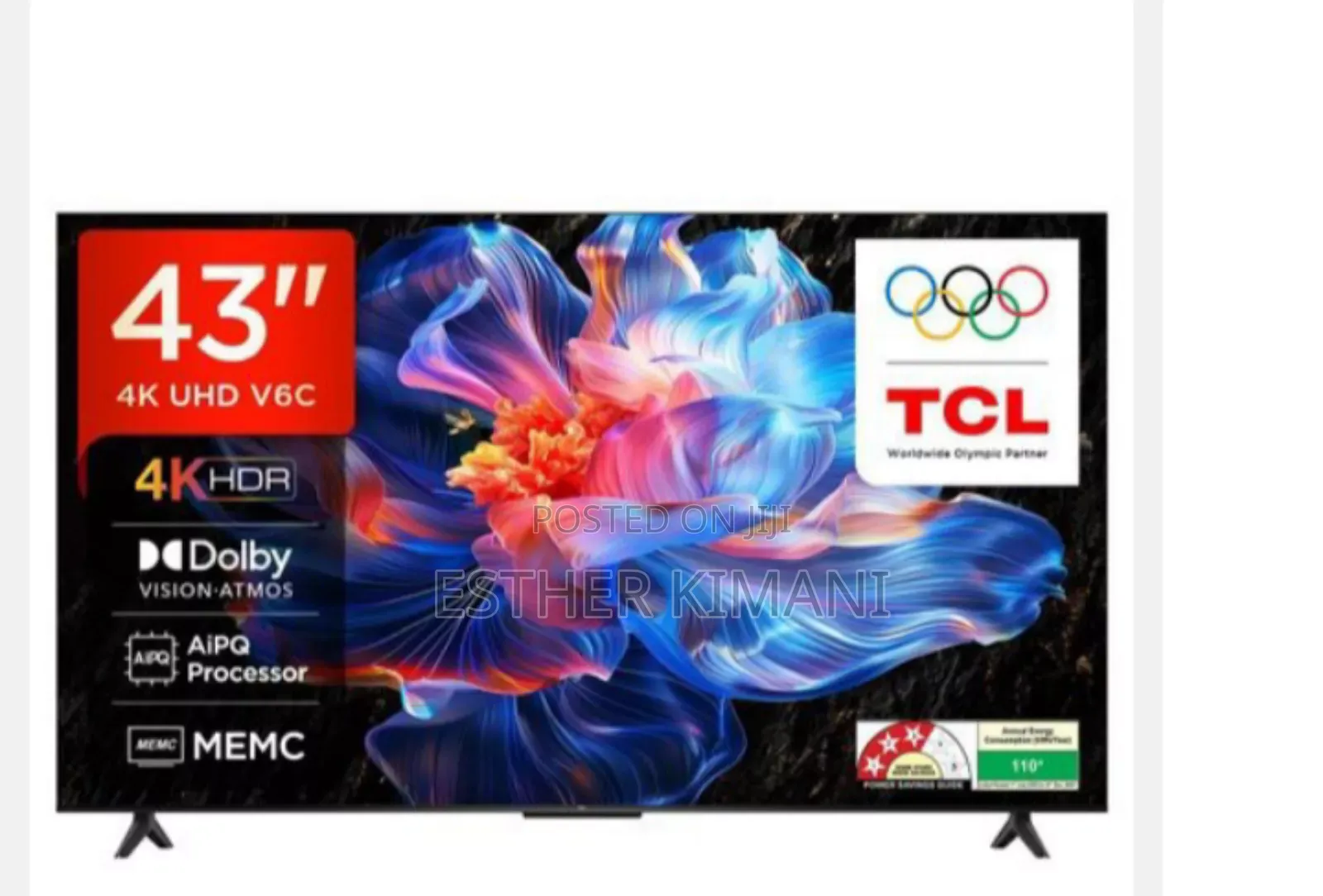 It a Brand New Latest Model TCL Tv 43v6c HDR 2025 Model Google Tv