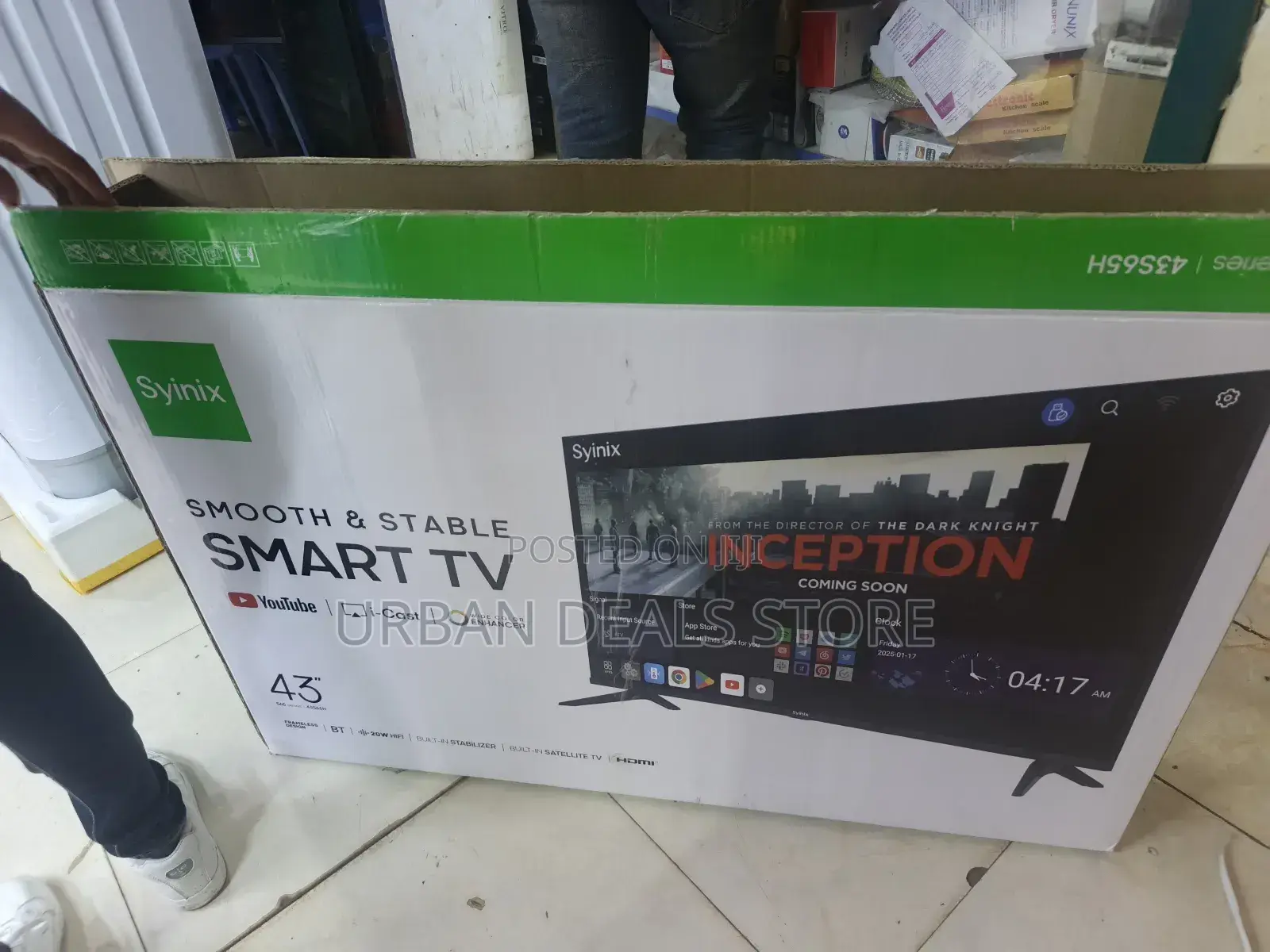 Syinix ( Model 43s6h) Smart Tv