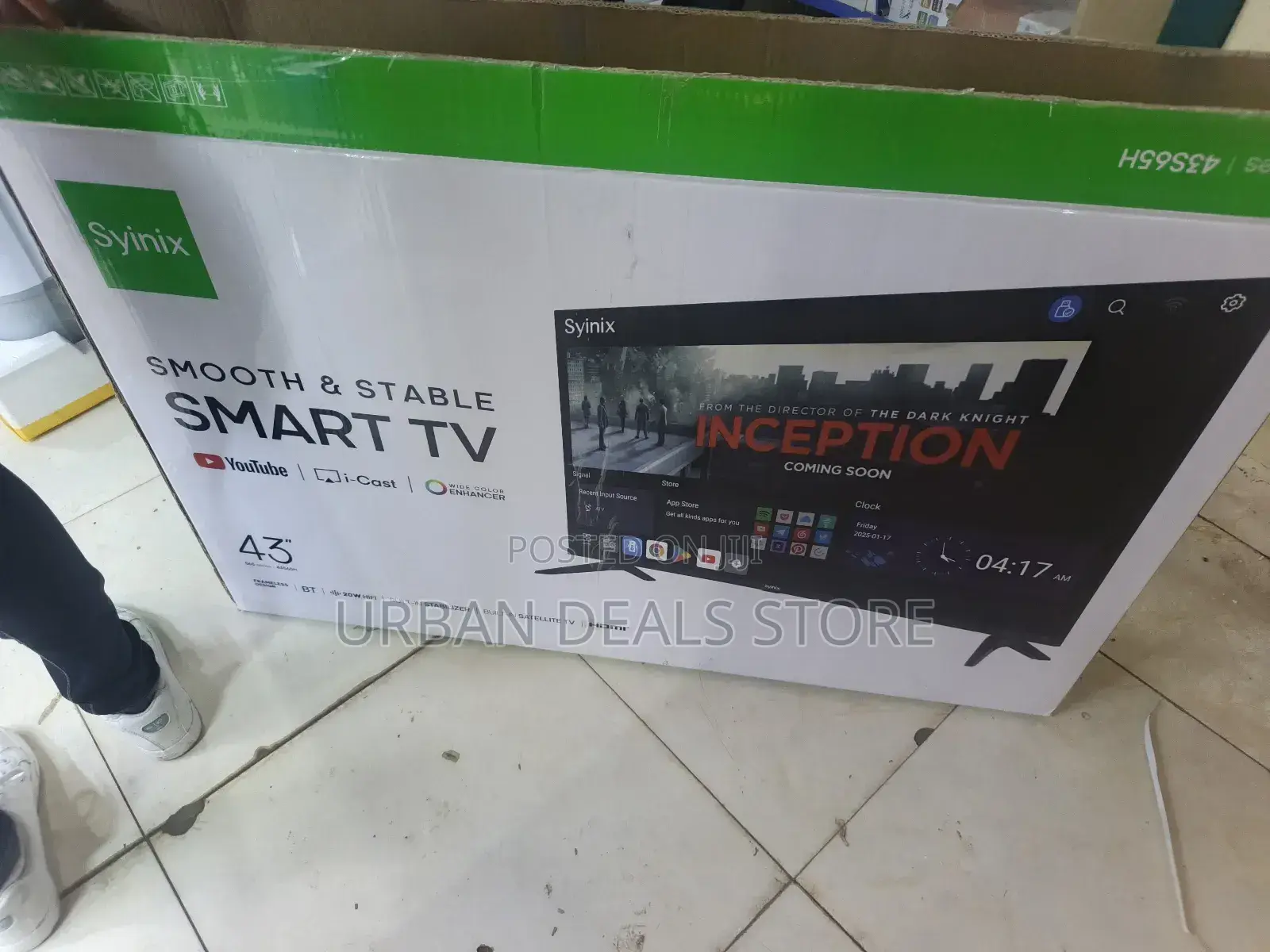 Syinix ( Model 43s6h) Smart Tv