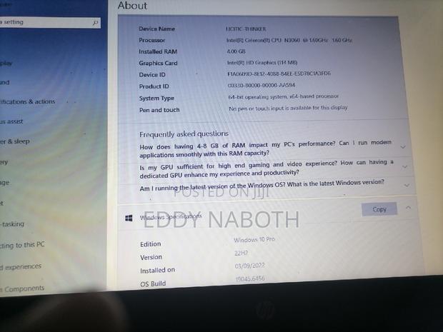 Laptop HP 14-dq1088wm 4GB Intel SSD 500GB - thumbnail 5