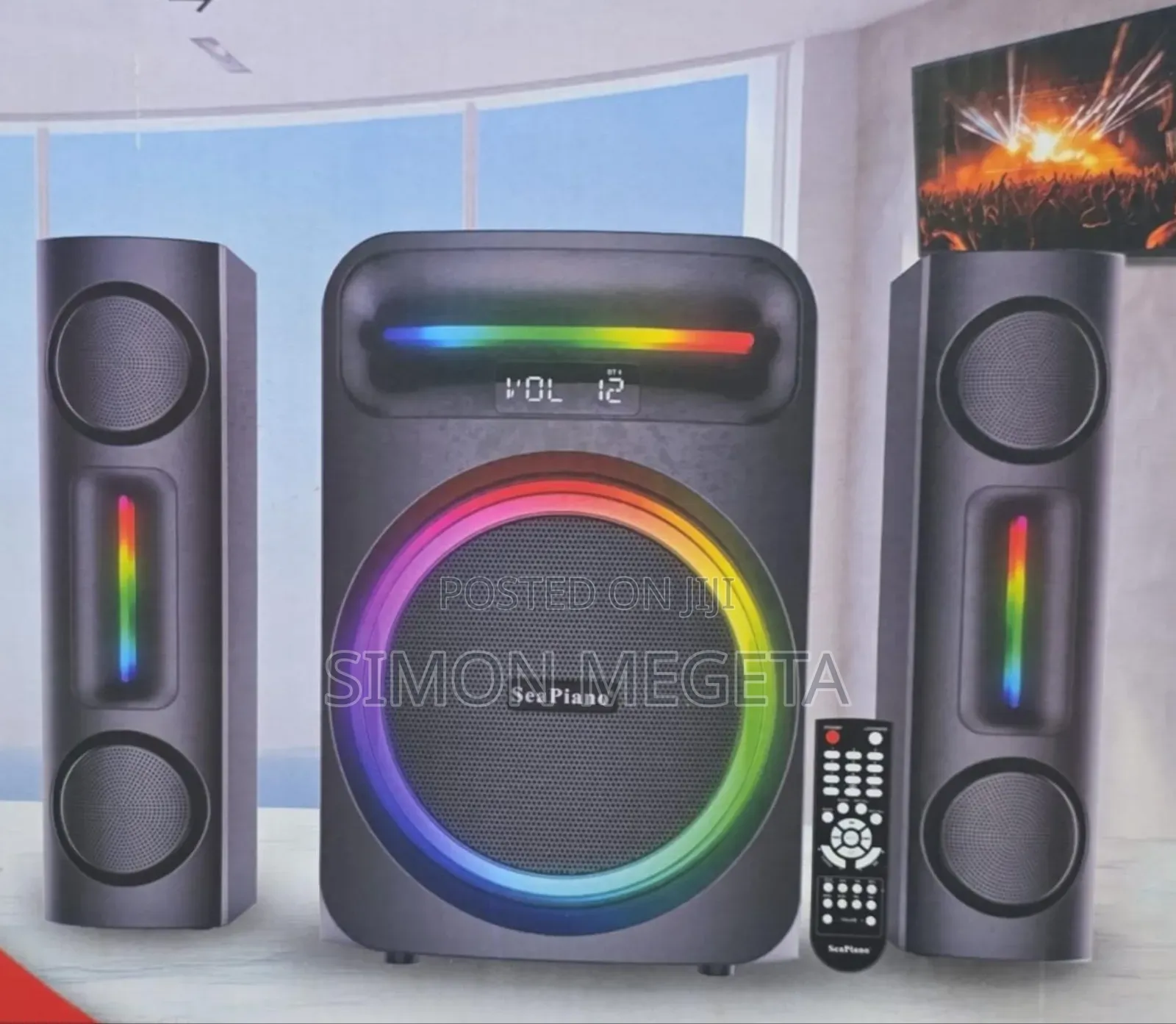 The Nobel Sp-928 Is a Hi-Fi Multifunctional Subwoofer System.