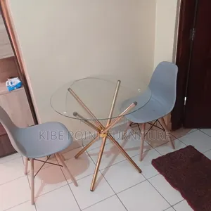 Grey Chairs and Dining Table Available