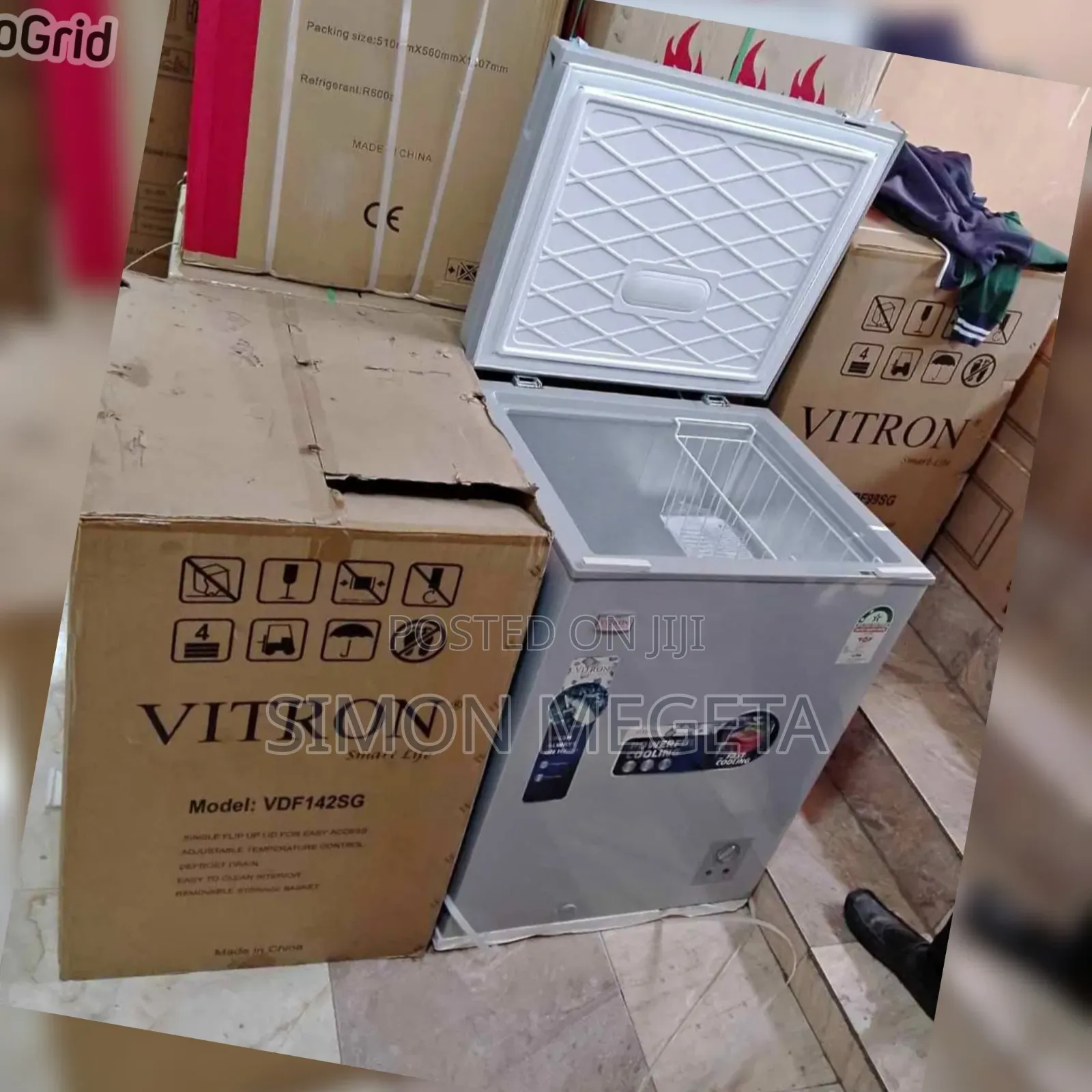 Restocked Vitron 142 Litres Chest Freezer