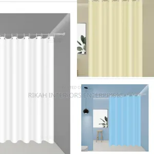 Plain Colours Waterproof Shower Curtains