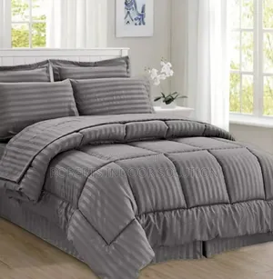 Elegant Comfy Dobby Stripe Duvet Set