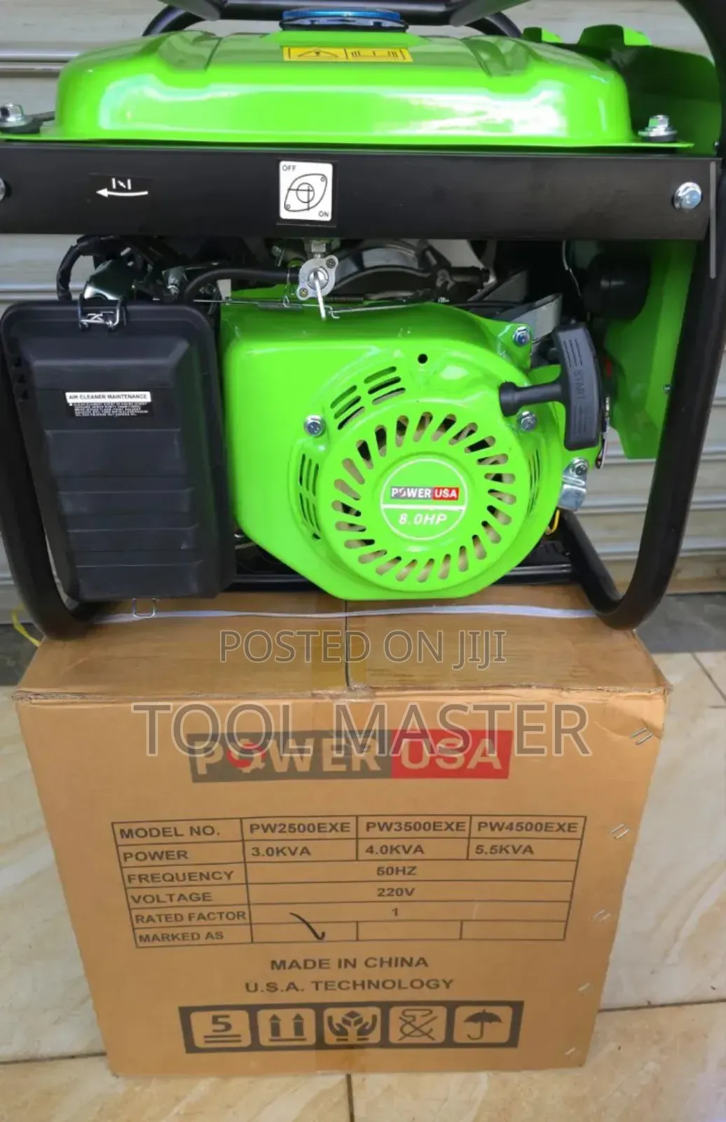 4.0 Power Usa Generator/ 4.0 Kva Key Start Petrol Generator