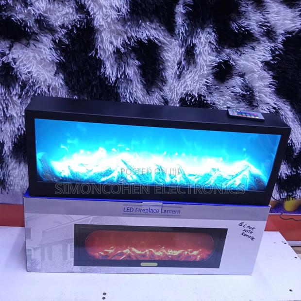 Multi-Colour/ Colour-Changing Fireplace With Remote