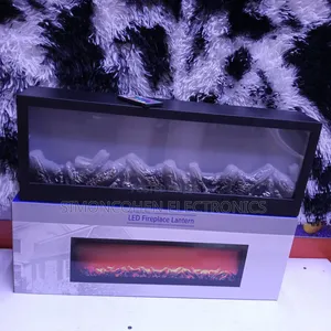 Multi-Colour/ Colour-Changing Fireplace With Remote