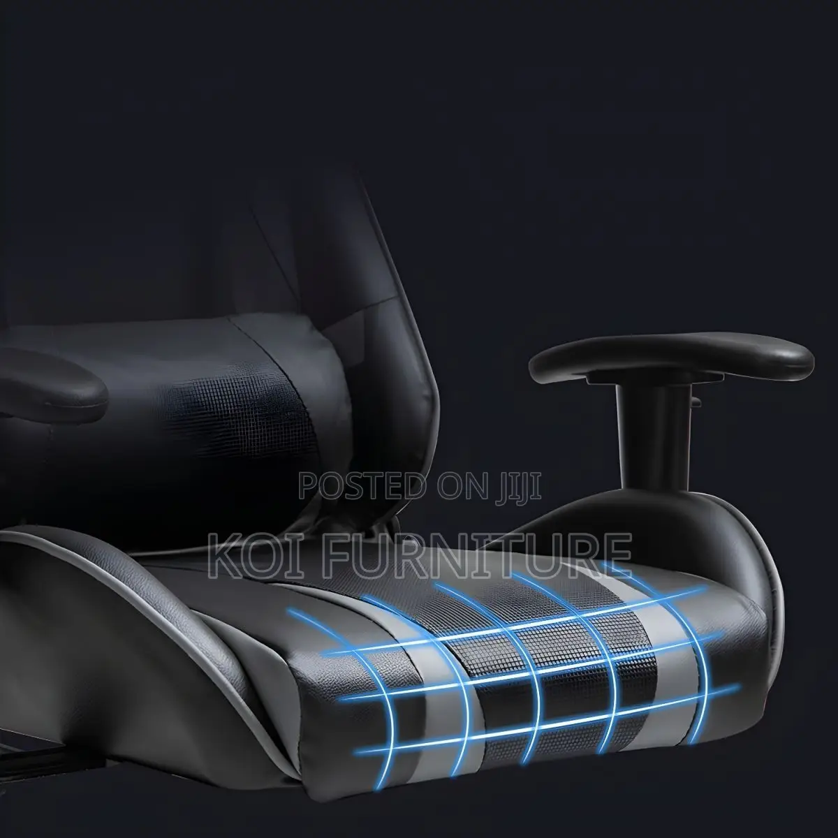 Home Chairs; Fabric Home Office Gamers Streamers Game Seat With Pillow