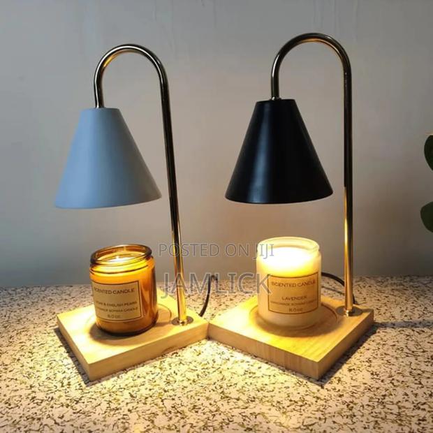 Metallic Electric Candle Warmer (Wood Base) - Av