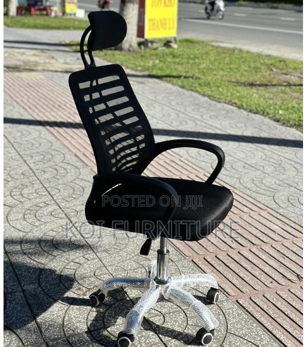 Office Chairs; Swivel Rolling Headrest Home Office Seat - thumbnail 3