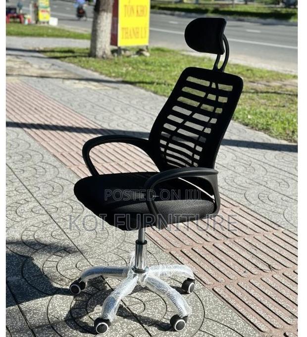 Office Chairs; Swivel Rolling Headrest Home Office Seat - thumbnail 5