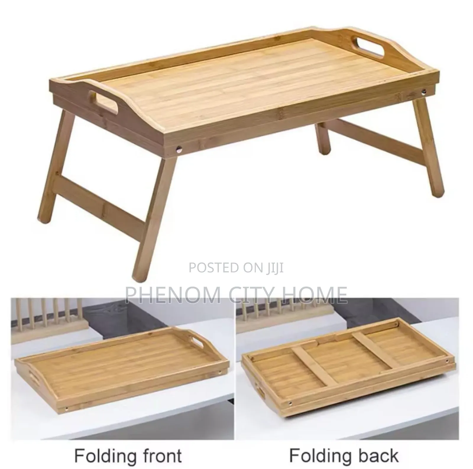 Breakfast in Bed Foldable Bamboo Tray