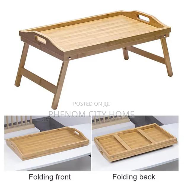 Breakfast in Bed Foldable Bamboo Tray - thumbnail 2