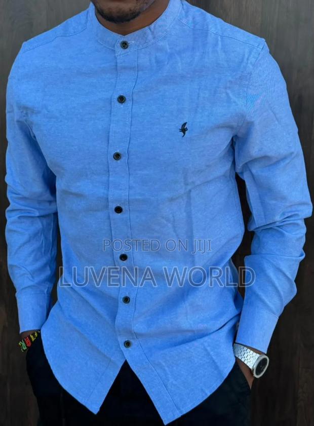White and Blue Casual Shirts - thumbnail 3