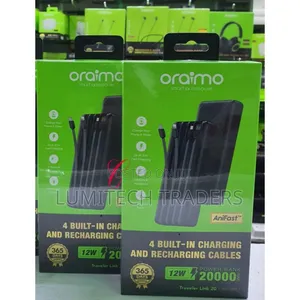 Oraimo Traveler Link 20 Opb-P5201 *20,000mah* Power Bank