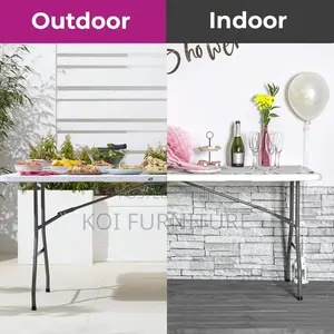 Dining Table; Indoor and Outoor Foldable Dining Table