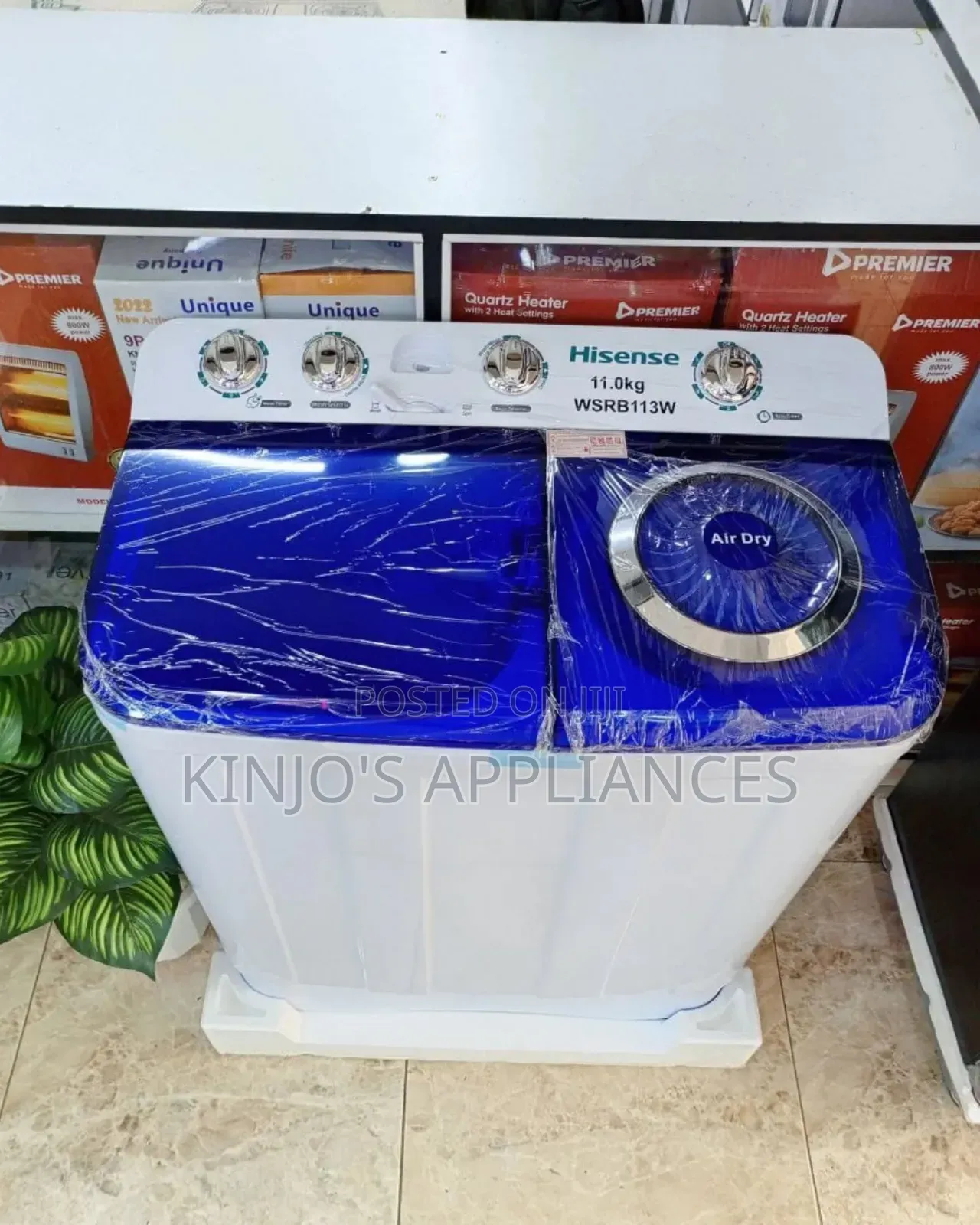 Hisense Washing Machine 11kg Twin Tub
