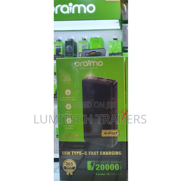 Oraimo Traveler Link 20,000mah Power Bank - thumbnail 2
