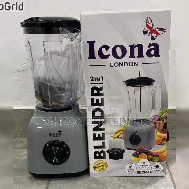 2 in 1 Icona Blender With Safety Lock
