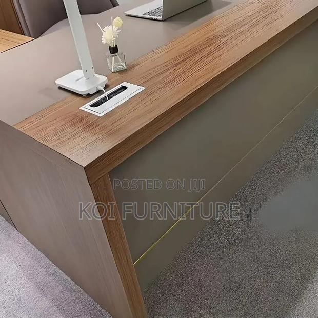 Office Desk; 1600mm Productivity Executive Office Desk - thumbnail 2