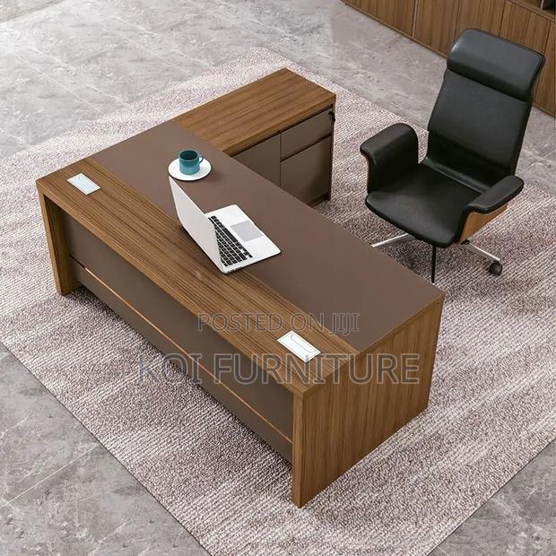 Office Desk; 1600mm Productivity Executive Office Desk - thumbnail 7
