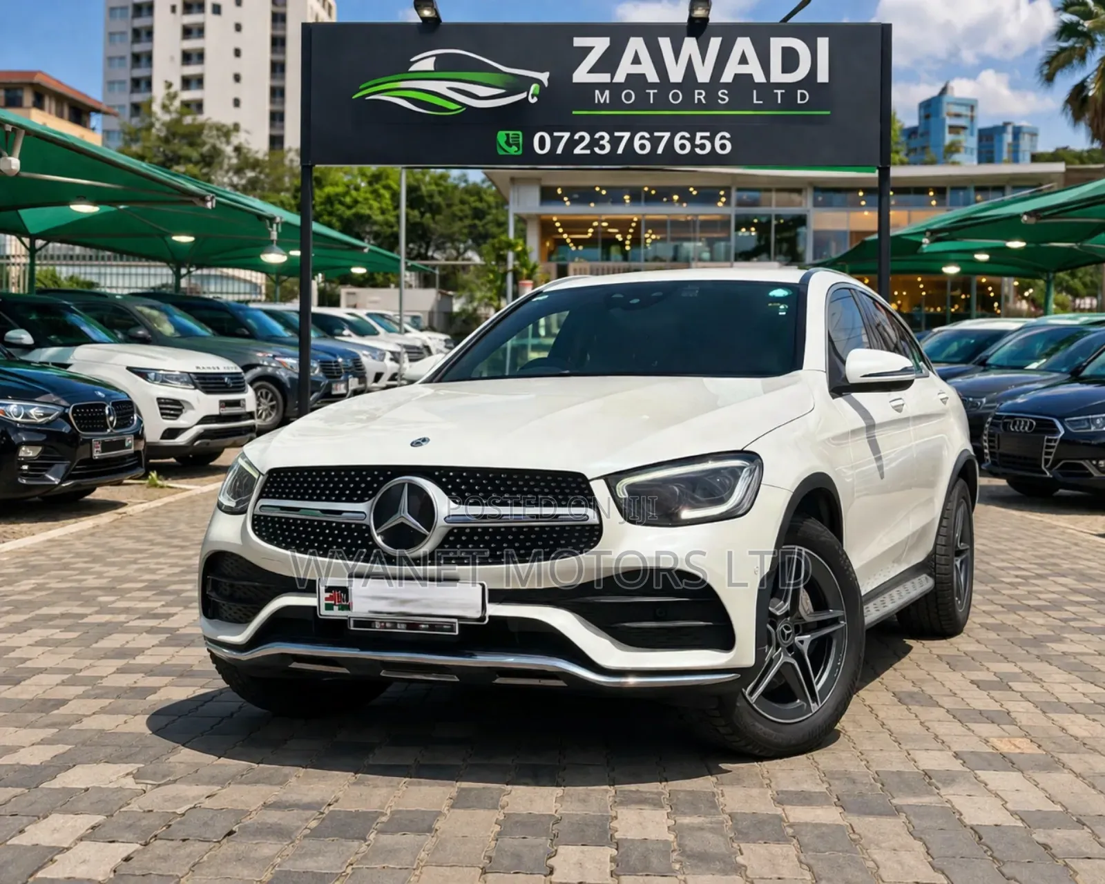 Mercedes-Benz GLC-Class 2019 White