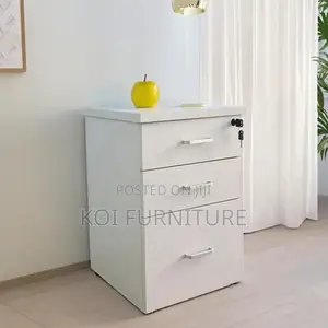 Office Cabinet; Three Drawers Wooden Executive Mobile Pedestal Cabinet