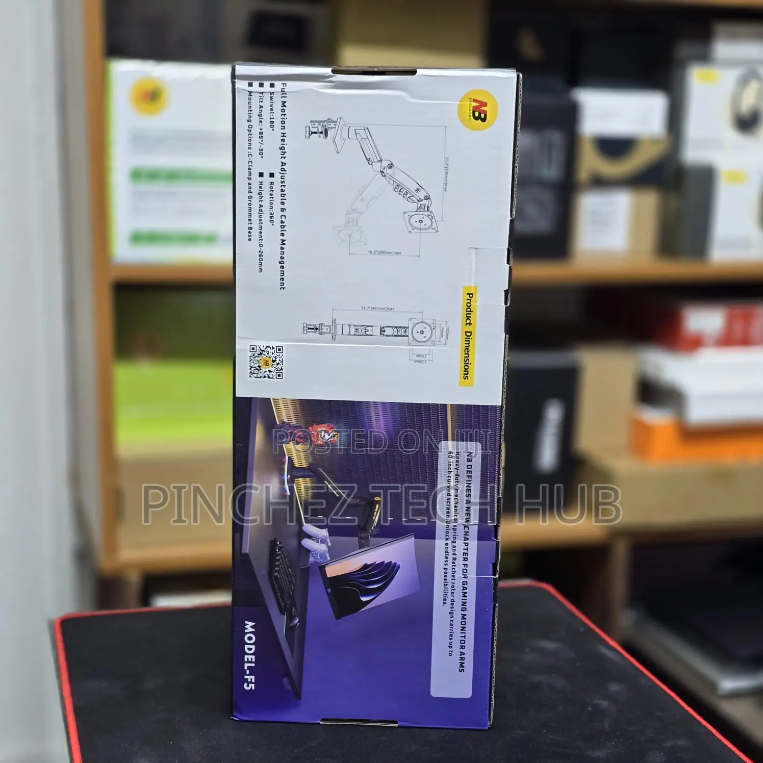 Nb Link Single Ergonomic Arm Model :F8 Versa Mount