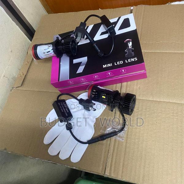 Y7 H4 Mini Projector Lights – Clear Focused Beam Output