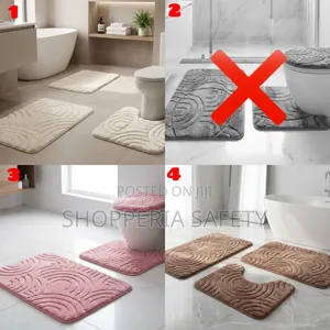 3pc Toilet/ Bathroom Mat